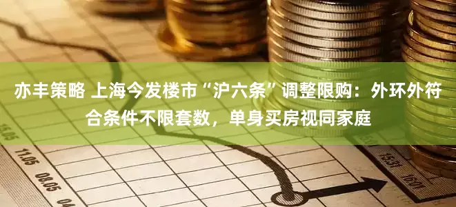 亦丰策略 上海今发楼市“沪六条”调整限购：外环外符合条件不限套数，单身买房视同家庭